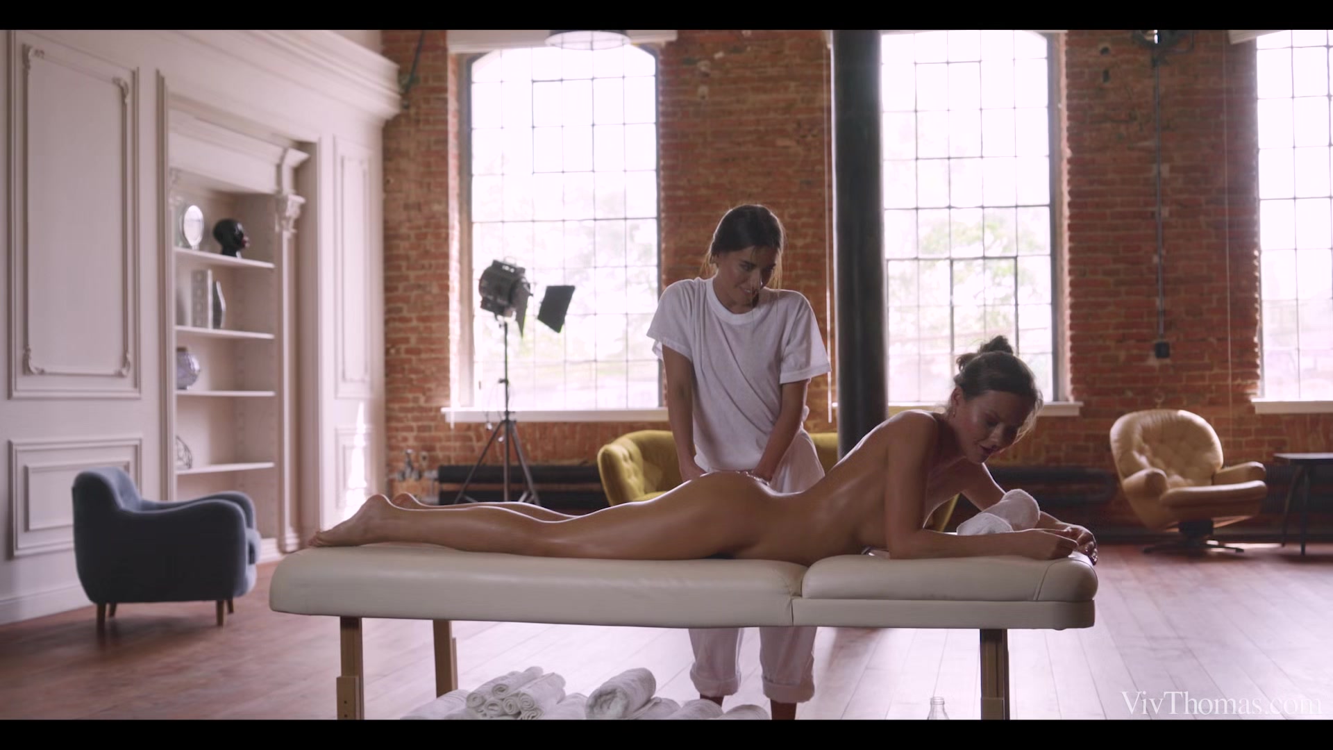 Tina's Massage Desires 1: Receiving - Eveline Dellai & Tina Kay - VivThomas