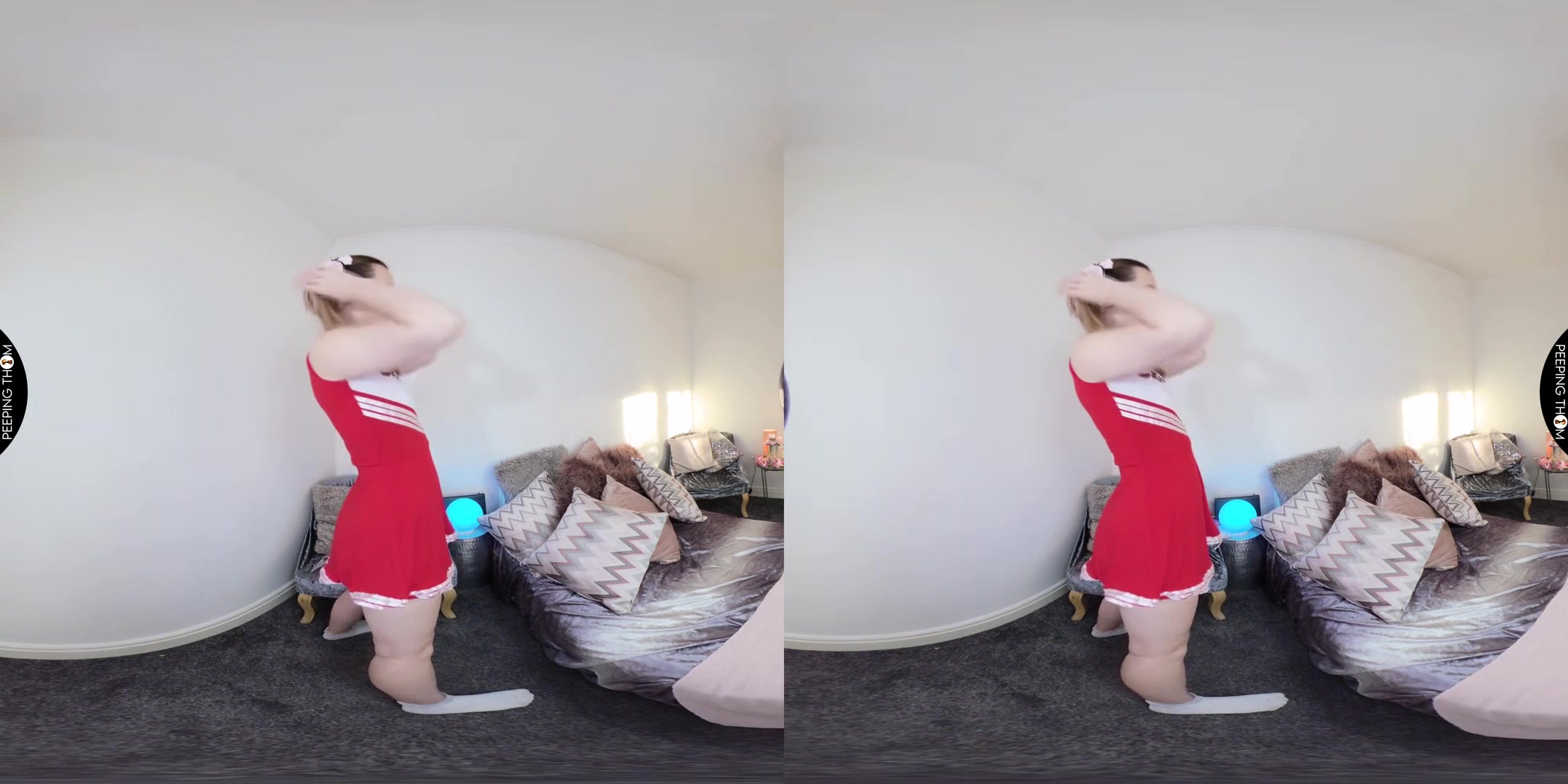 Cheerleader Teaser - Amateur Teen Babe Solo - SexLikeReal