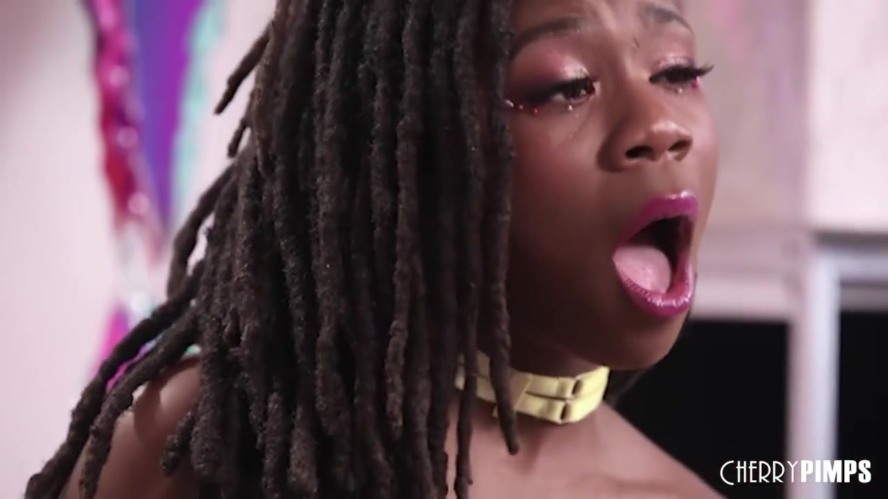 Ebony Babe Bounces Big Natural Tits With Hazel Grace