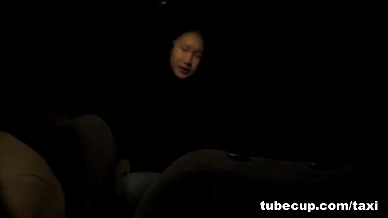 Nasty taxi spy porno with leggy Japanese whore