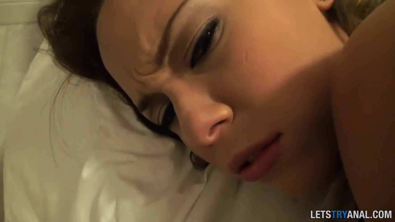 Young girl takes a cock deep in her perfect asshole