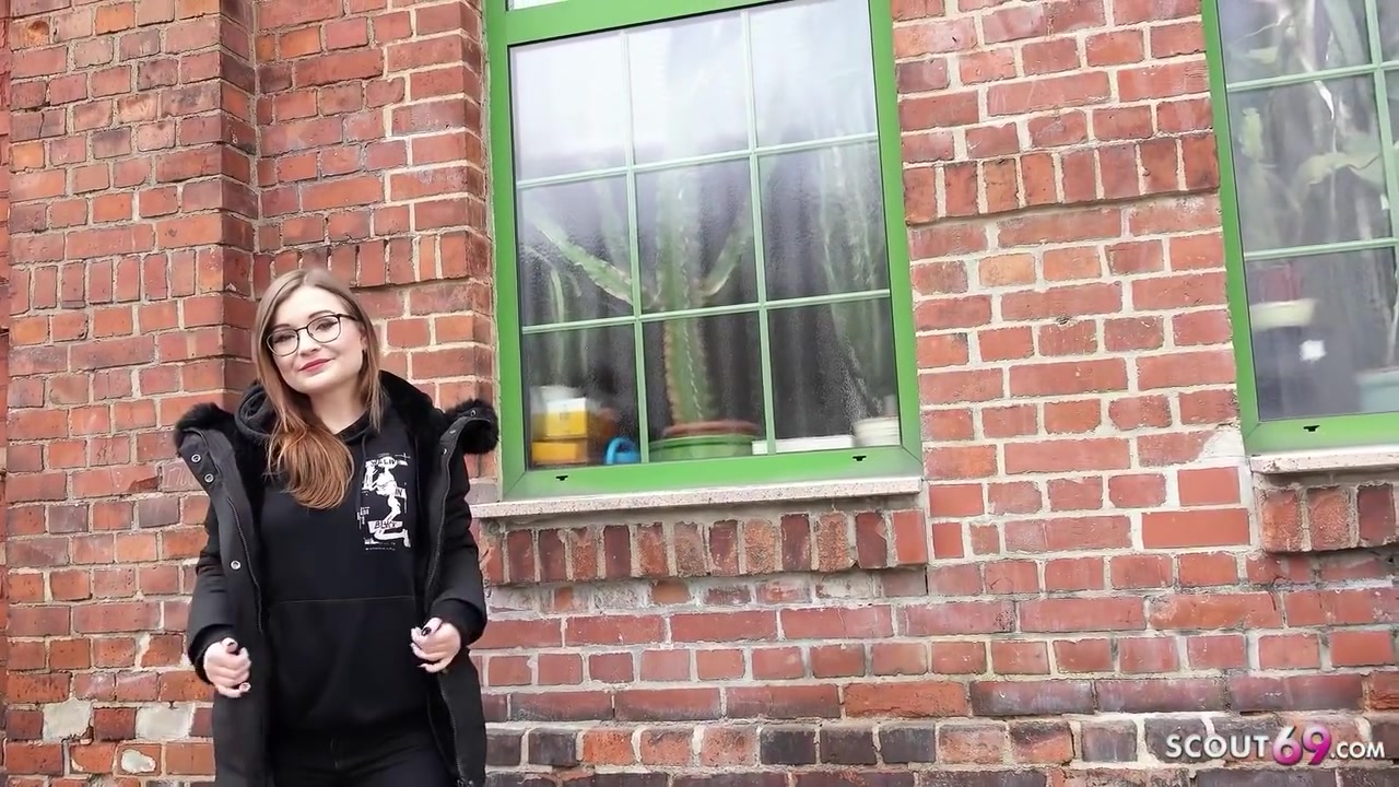 Tiny Emily - German Small Glasses Student 18+ Pick Up And Talk To Casting Fuck