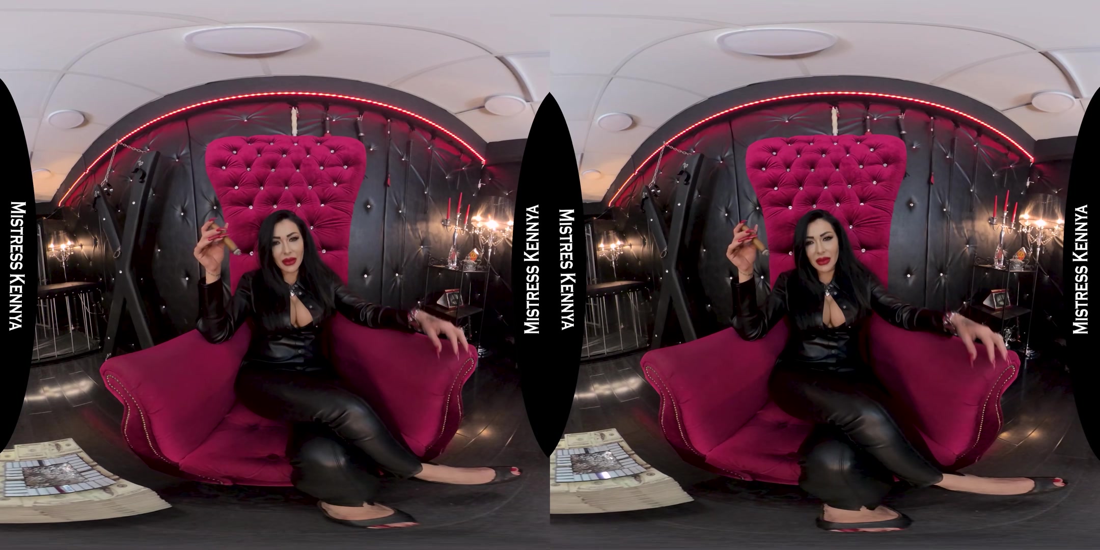 Mistress Kennya - SPH Verbal Humiliation Power Exchange Cigar Smoking Cuckolding - VRVids