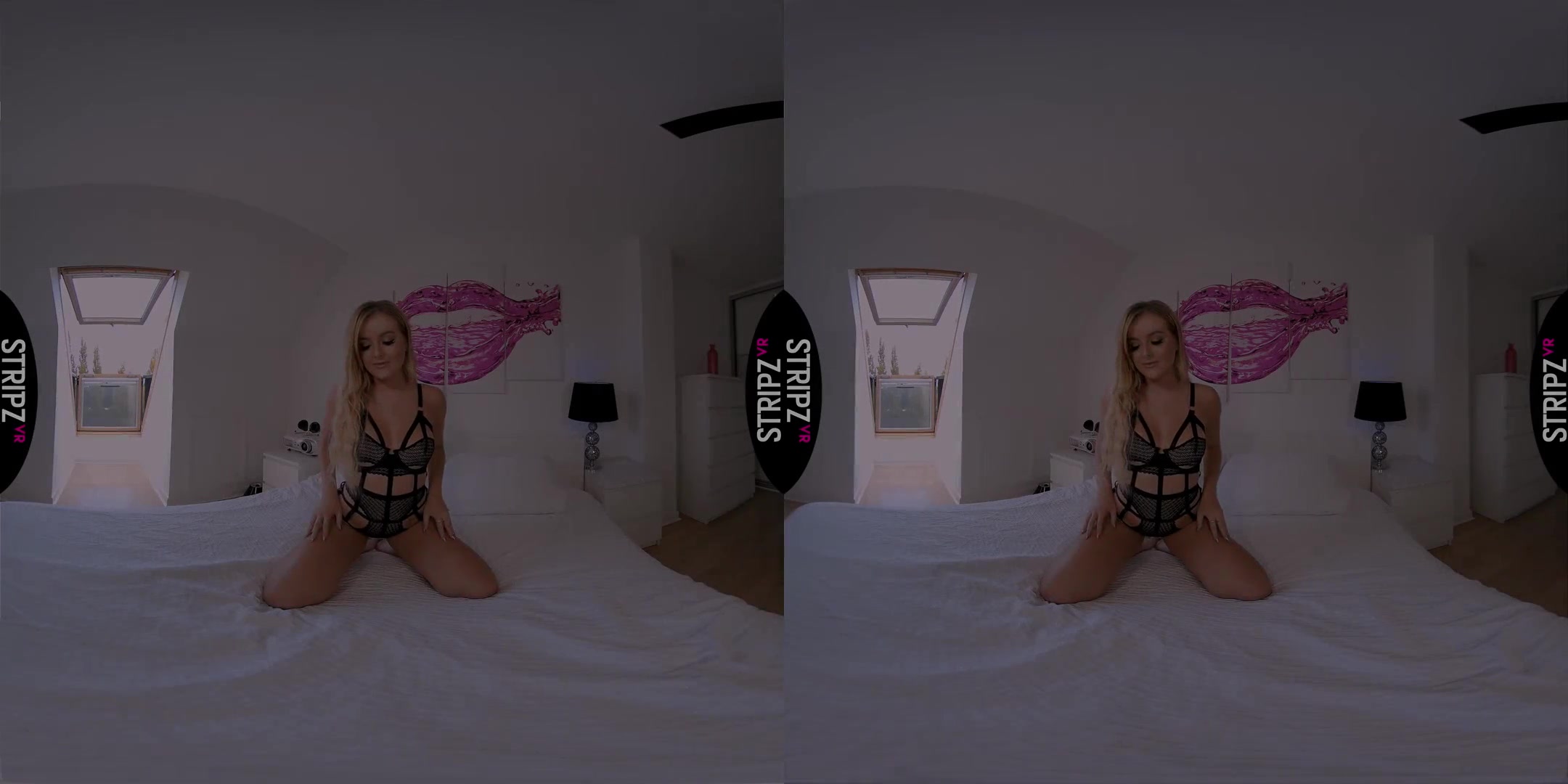 Close To You - Blonde Babe Serenity Striptease - SexLikeReal