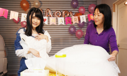 Satori Fujinami Conspiracy Wedding of Step mother and Step daughter 3 - SexLikeReal