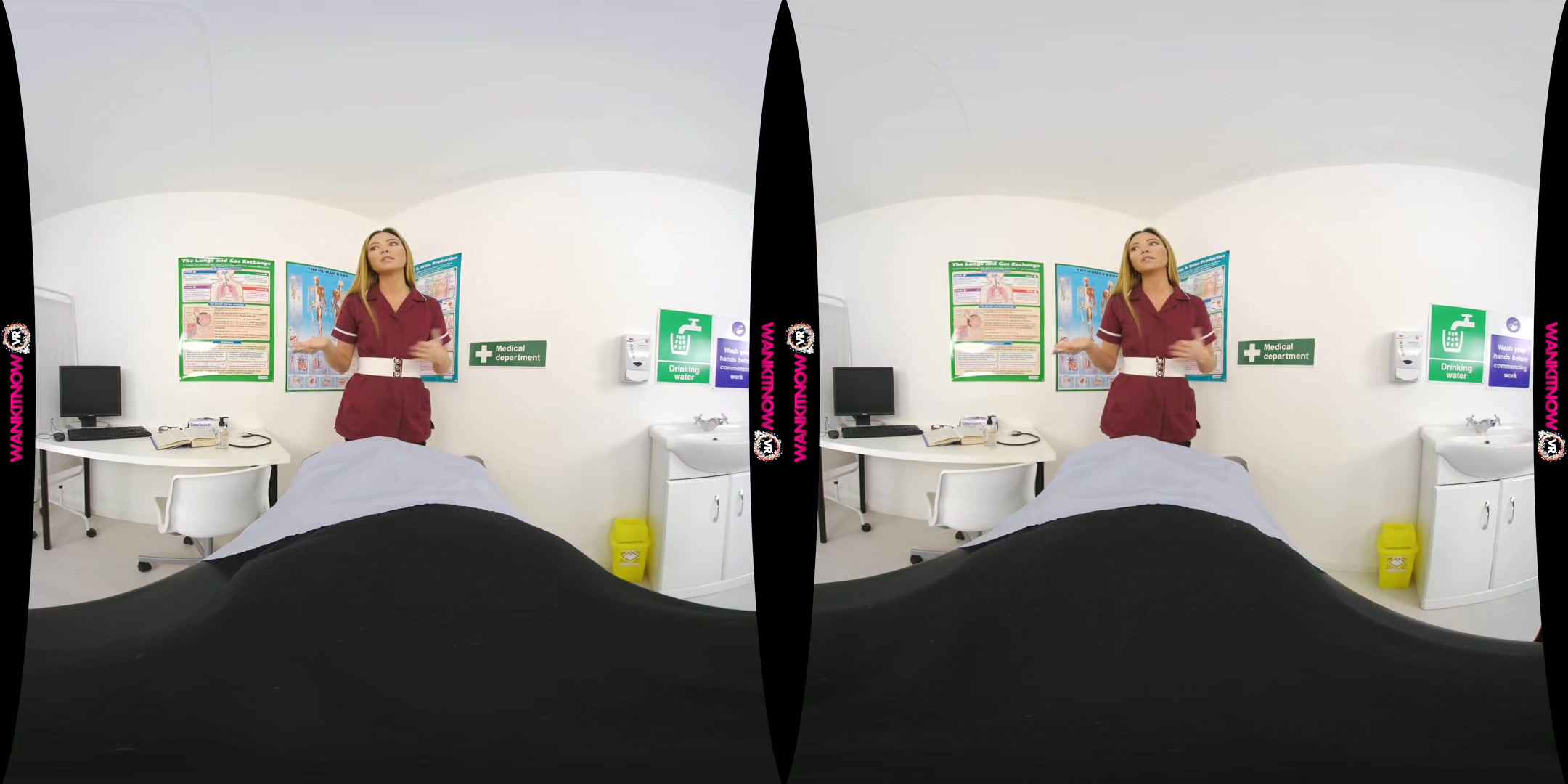 Cum Training Part 2 - British Nurse Fetish Tommy Torso Blowjob In The Doctors Office