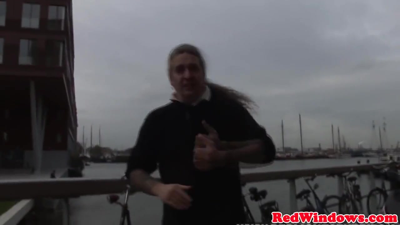 Dutch Prostitute Cumsprayed While Fingering