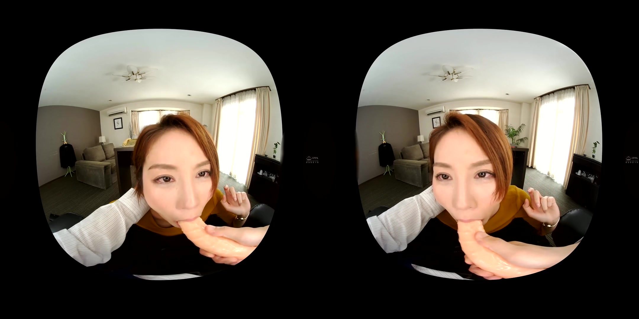 Secret Irrumatio (VR Version) 1 - Asian MILF Office Sex
