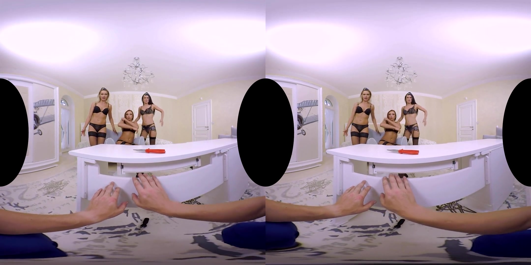 Cherry Kiss & Angie Moon & Morgan Rodriguez in Business Class Sluts - POV - RealityLovers