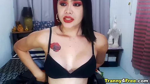 Sexy Tgril Faps Her Dick Passionately