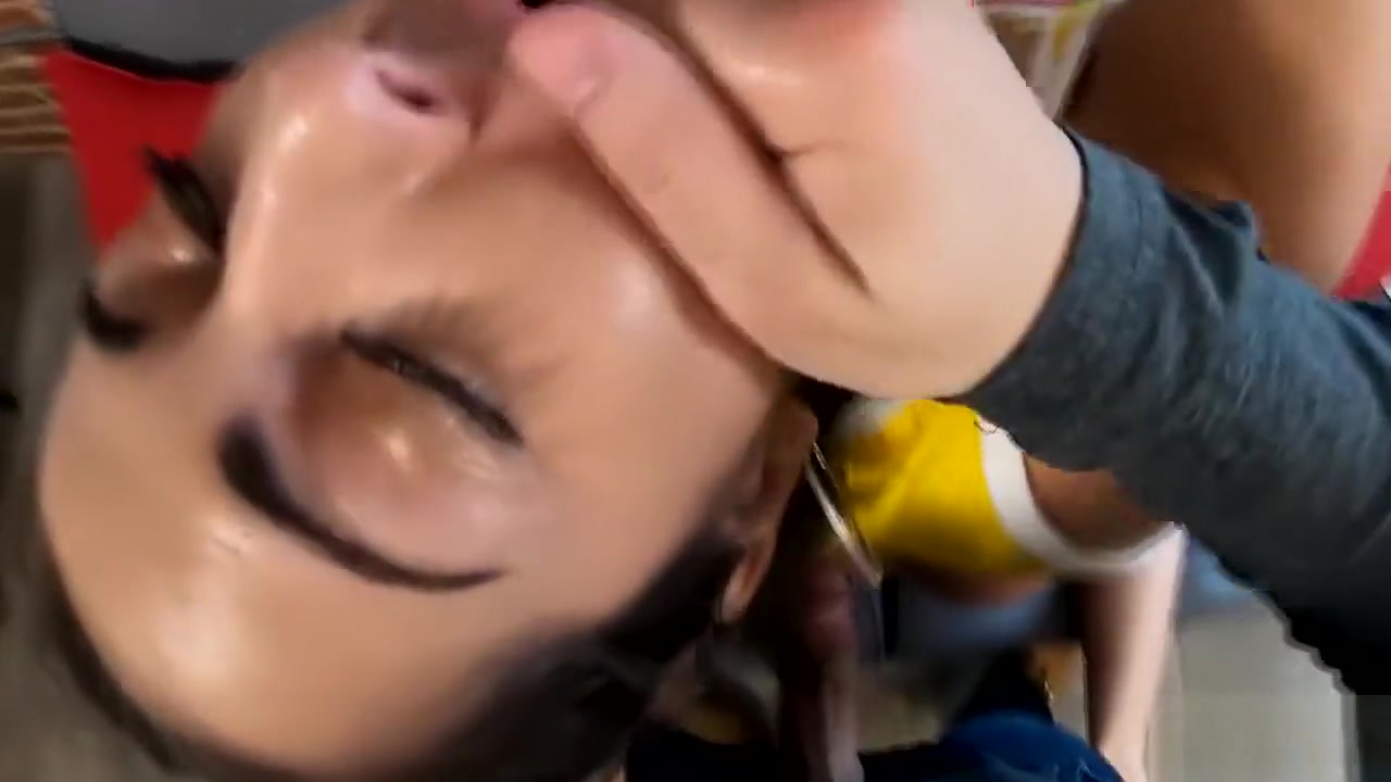 LILY ADAMS TAKING SOME HARD SPANKS AND DEEP THROATING