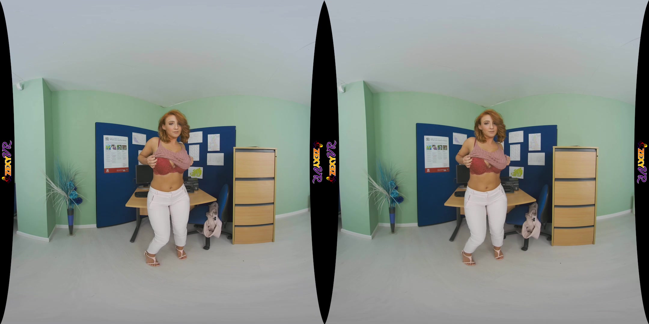 Office Boobs featuring Robyn - ZexyVR