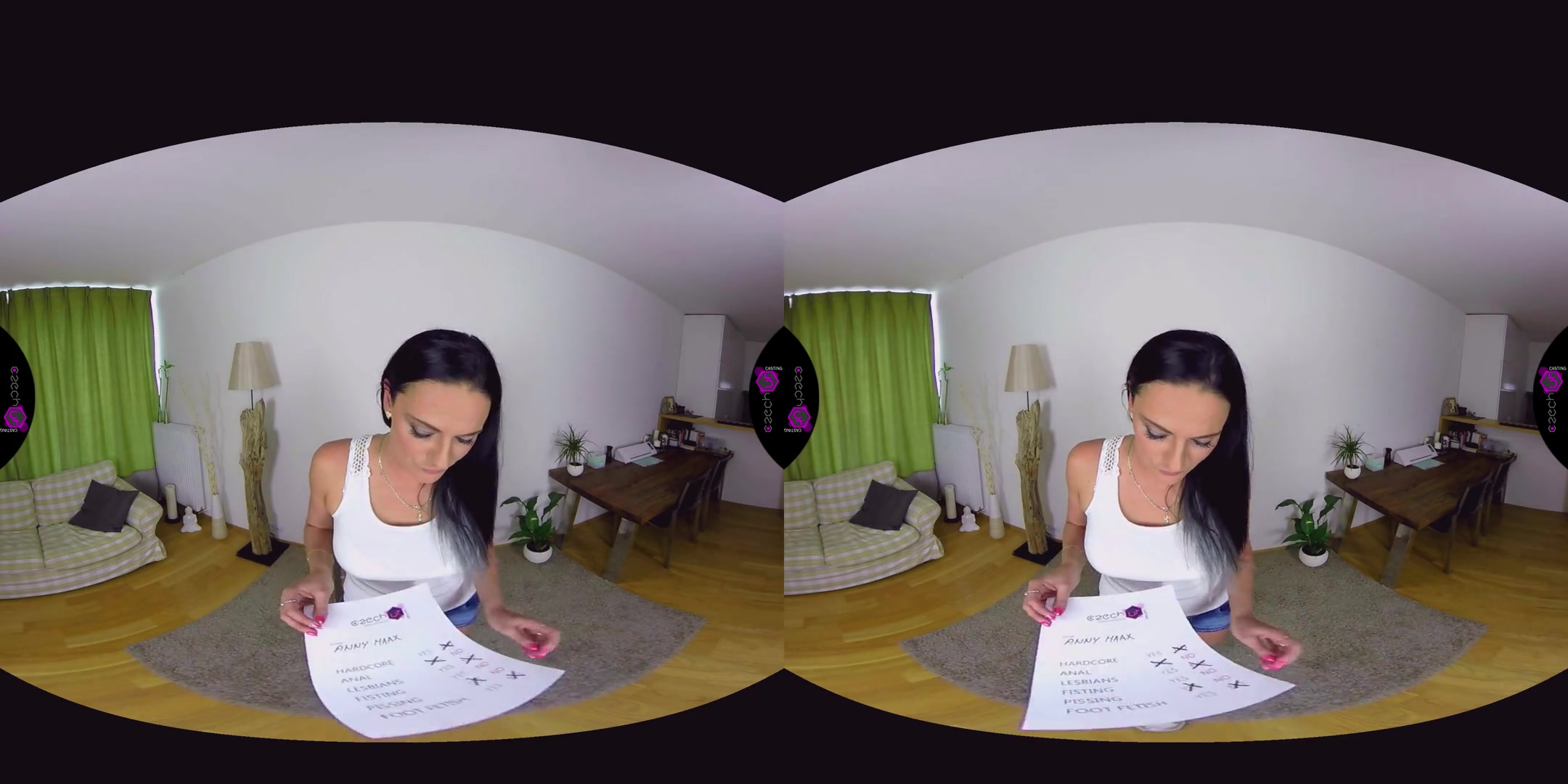 Emmy Salvitore in Anny Maax Casting - CzechVRCasting