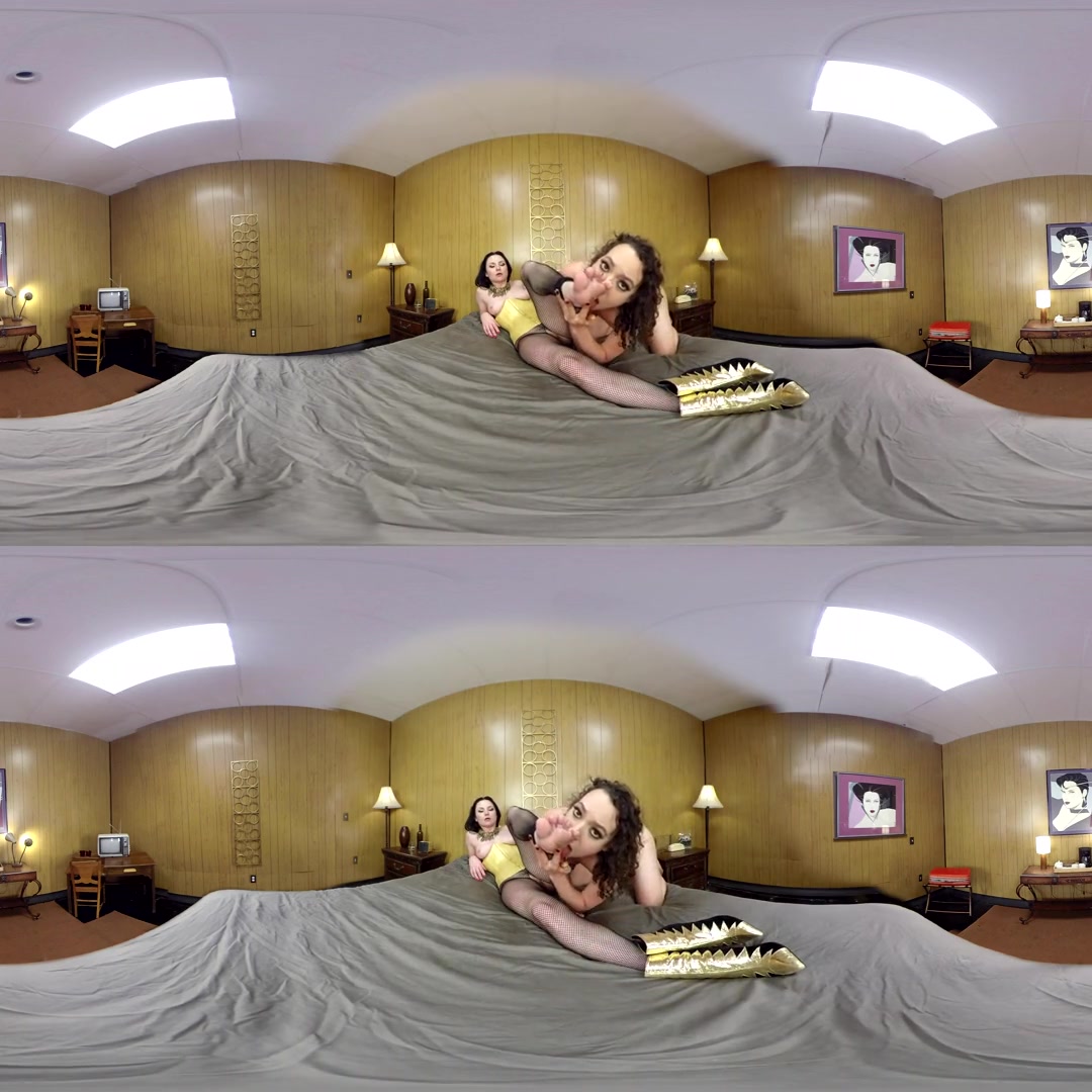 Veruca James & Lilith Luxe in Lesbian Service Slave - KinkVR