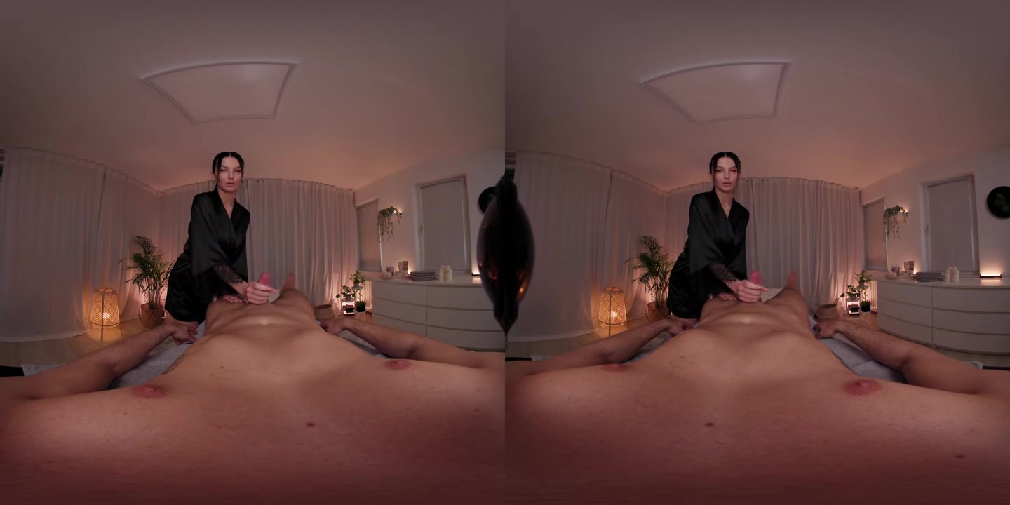 Erotic massage with big tits, oil and Simon Kitten - VRPornnow