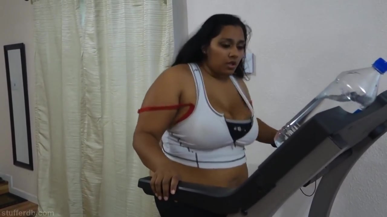 Bbw Workout Fail And Belly Stuffing