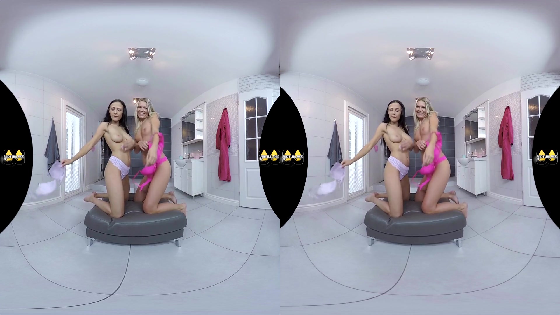 Claudia Mac & Nicole Love in Share The Streams - VirtualPee