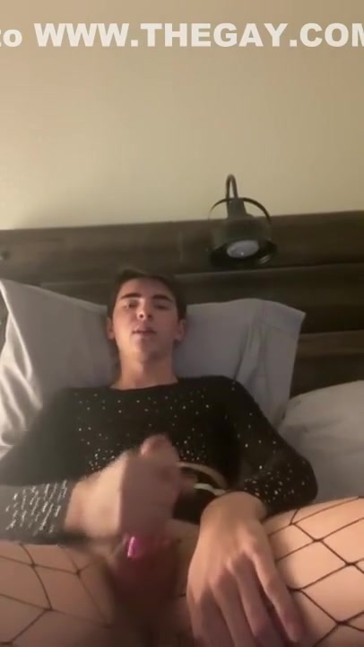 Femboy Jerks Off On Camera