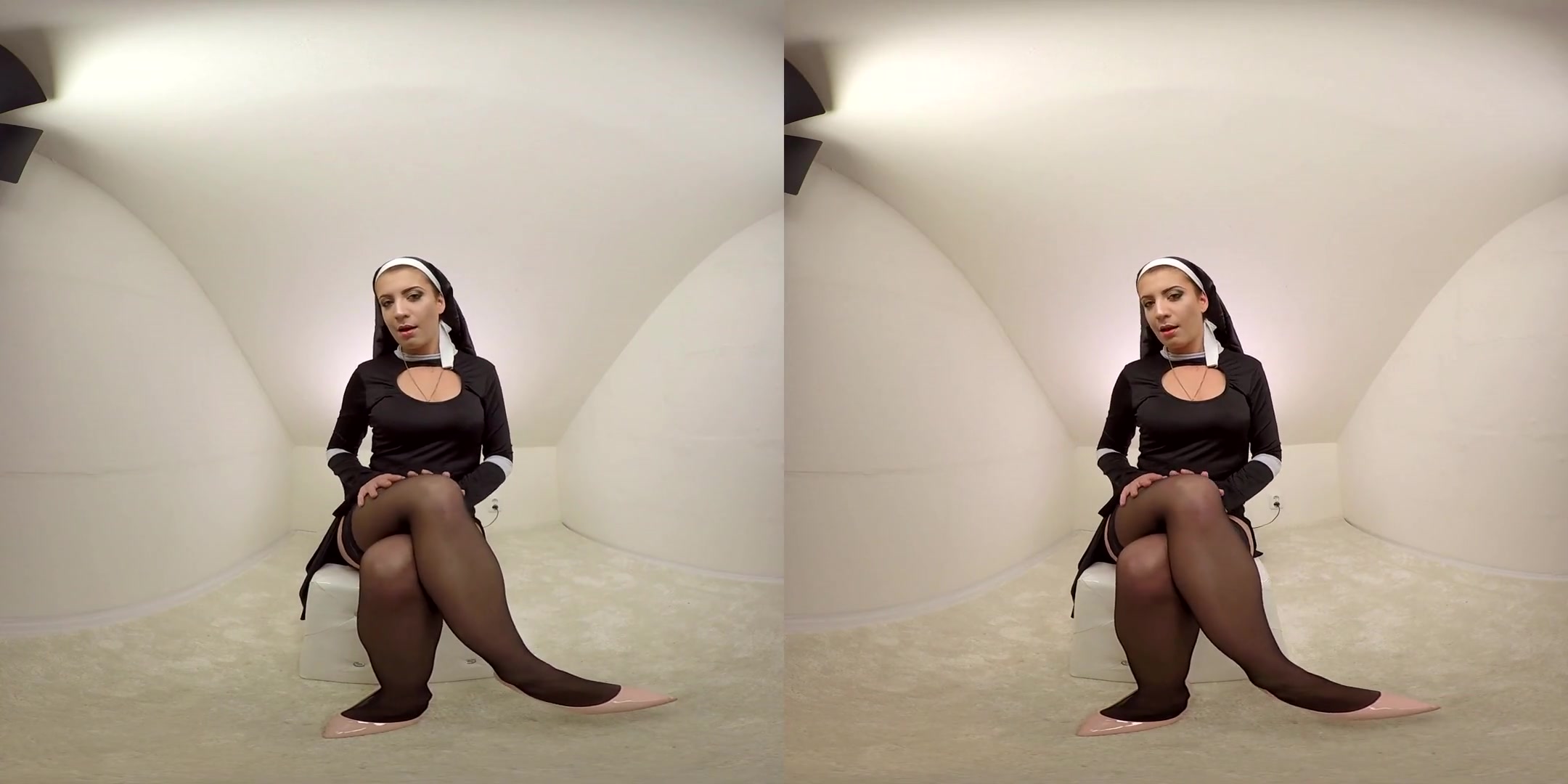Therese Bizarre in Naughty Nun Cums - BravoModelsMedia