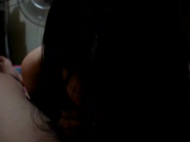 Asian cutie sucking on dick like it's sweet lollipop