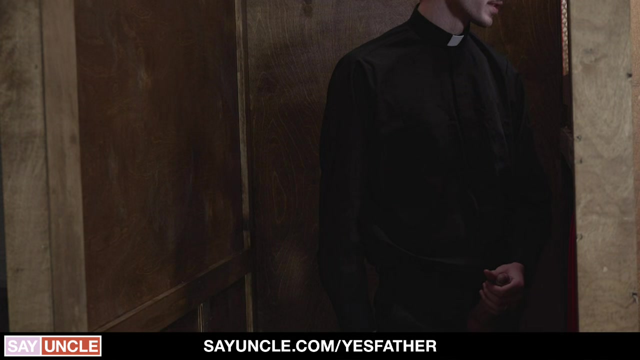 YesFather - Boy Sucks Big Priest Cock In Church Gloryhole