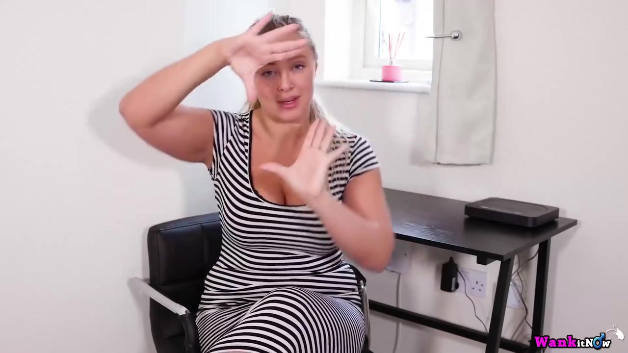 Busty Beth Tells You To Wank While She Plays With Her Pussy