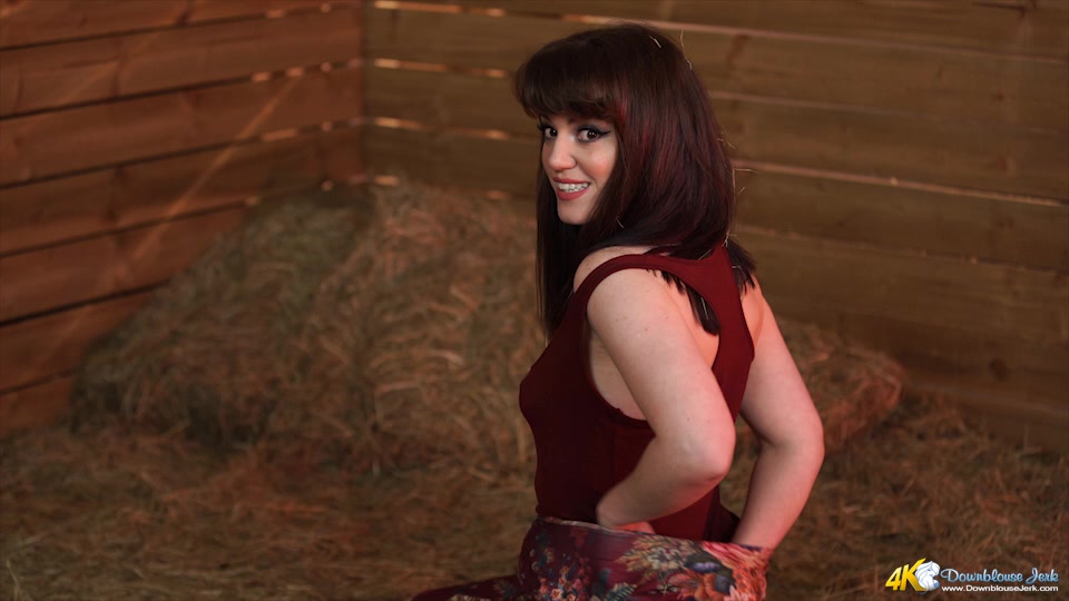 Zoe Page in Barn Boobs - DownblouseJerk