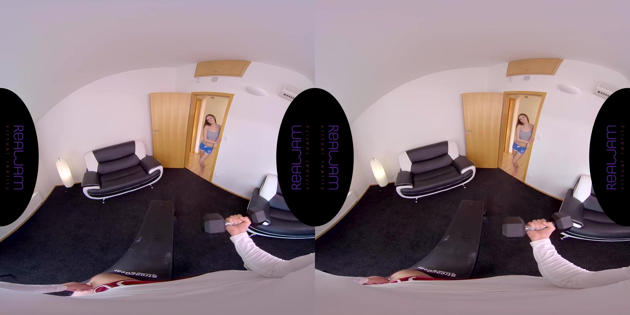 The Workout with Sybil - Cute Virtual Girlfriend Interrupts your Workout