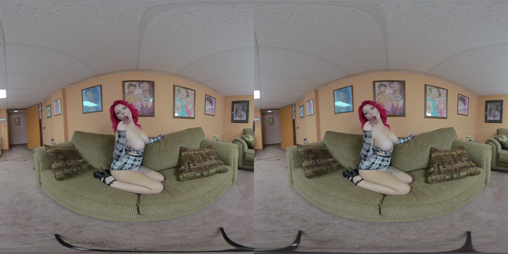 Pink Haired Coed Taylor Nicole Gets Off With Her Rabbit Vibrator - ChickPassVR