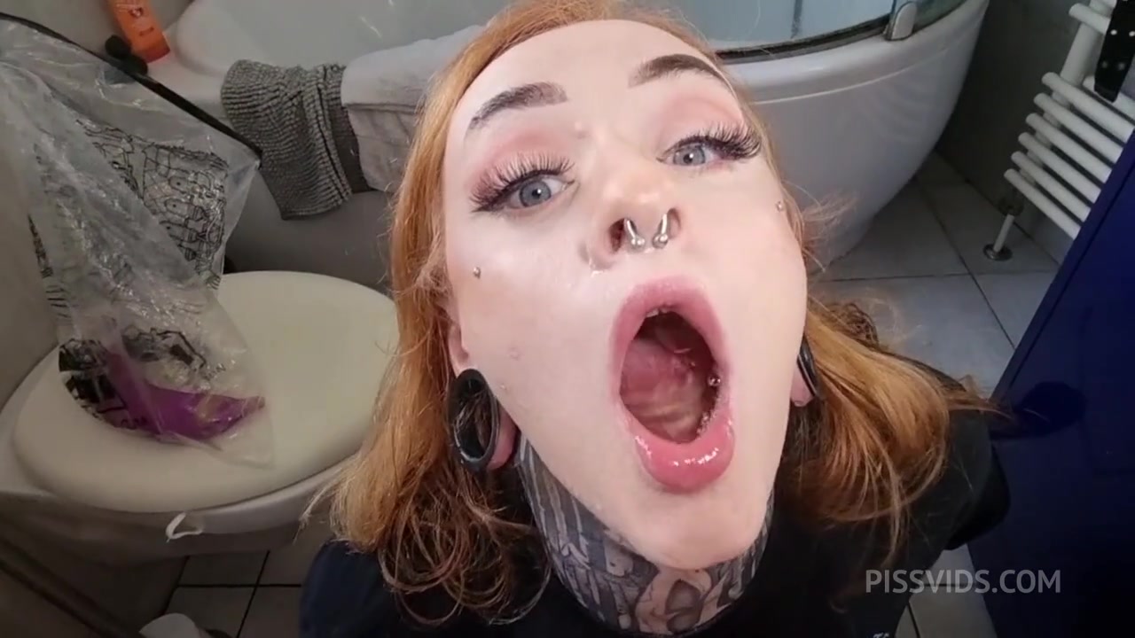EXTREME !! P*KE TRAINING Azura Alii mouth destroyed with piss & milk p*ke [BONUS 2nd PART] - PissVids