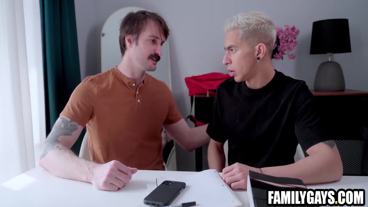 Stepdad Teaching Stepson French 8 Min With Gay Porn, Angel Santana And Seb Leblan