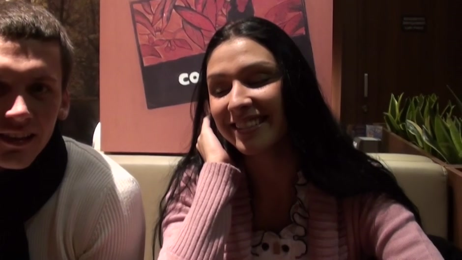 Elizabeth in video of a public toilet fuck between horny couple