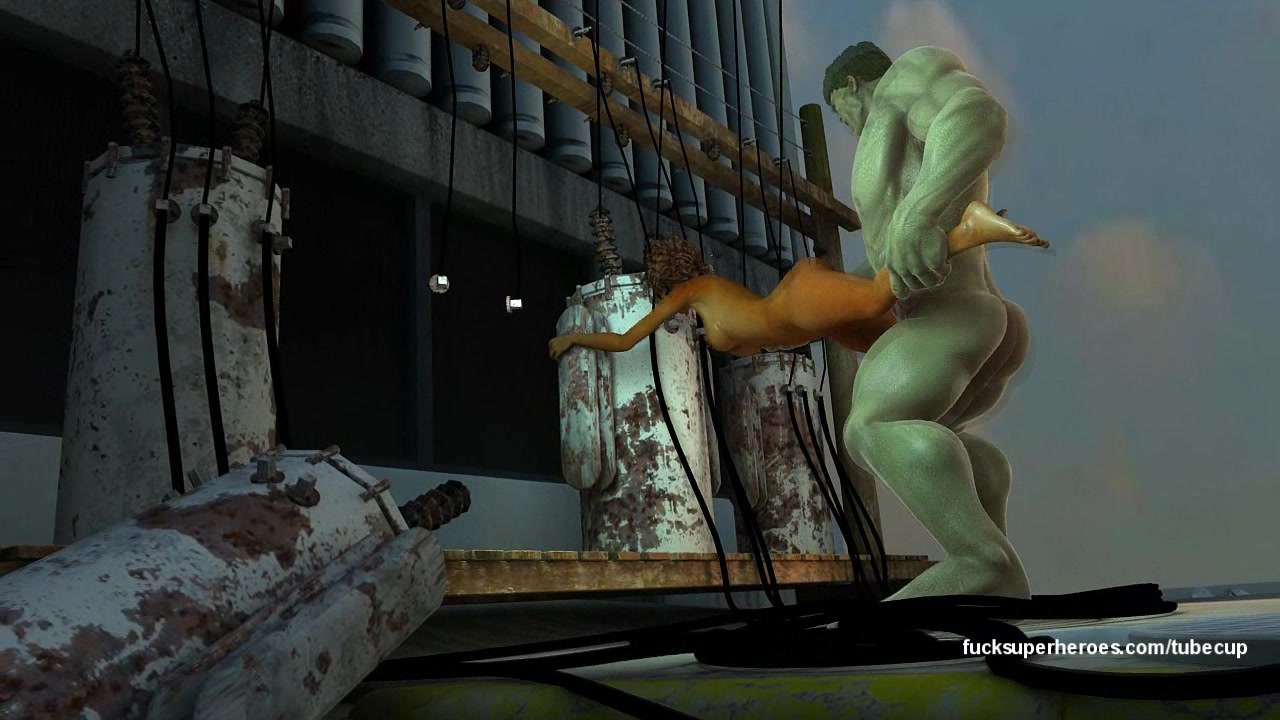 Hulk Smashes a Tight Juicy Ebony Queen