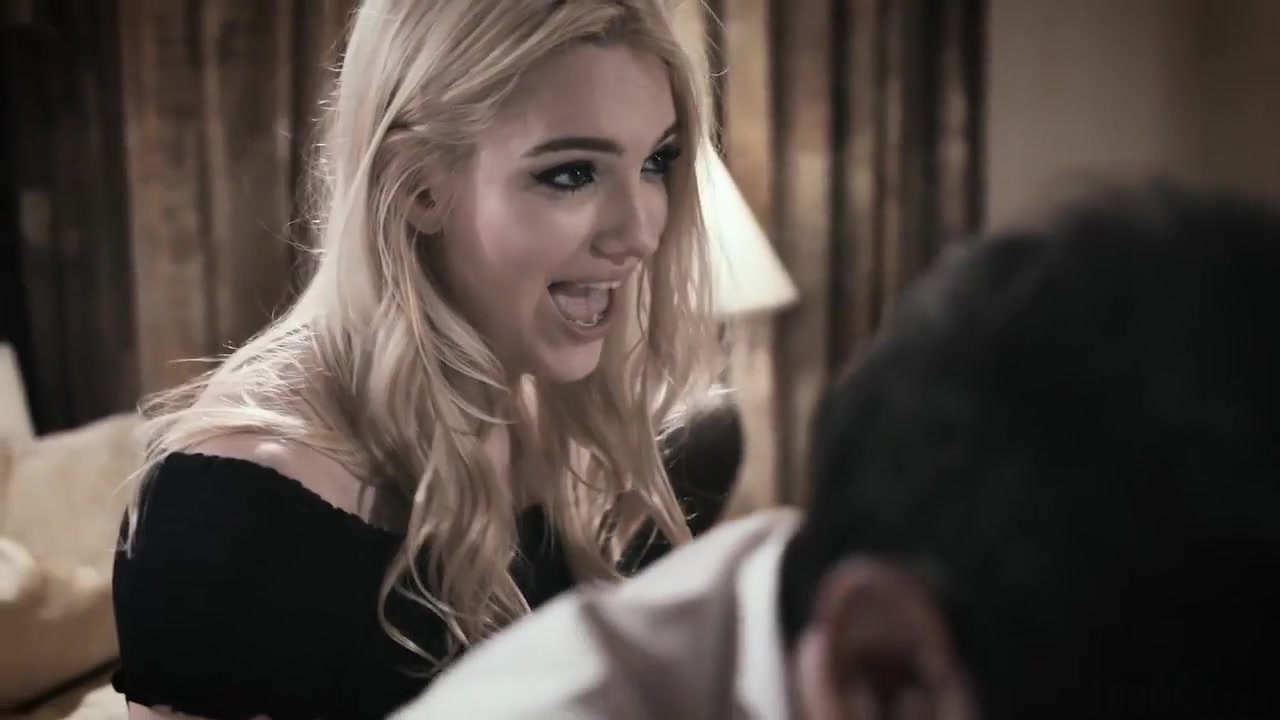 Nerdy stepbrother fucked by his new slutty stepsister