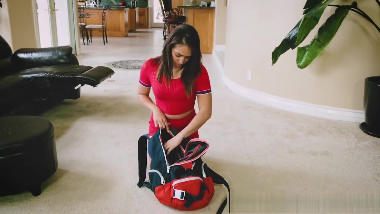 MILF catches babysitter masturbating