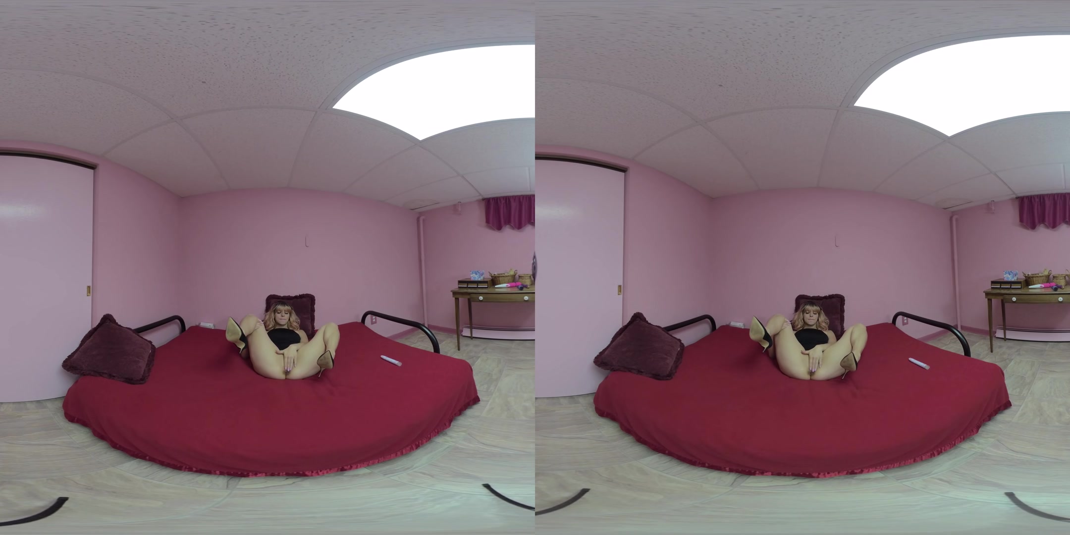 Busty Babe Ashenn Fire Lifts Her Dress To Fuck A New Toy - ChickPassVR