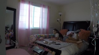 Sami Parker Caught On By Her Stepbrother