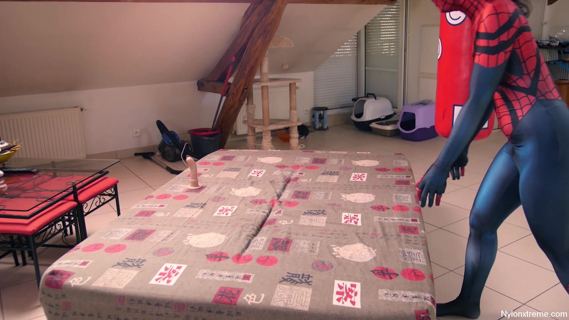 114 Missy Charme Nora Luxia Wonder Vs Spidergirl - Sex Movies Featuring Sexy Tights