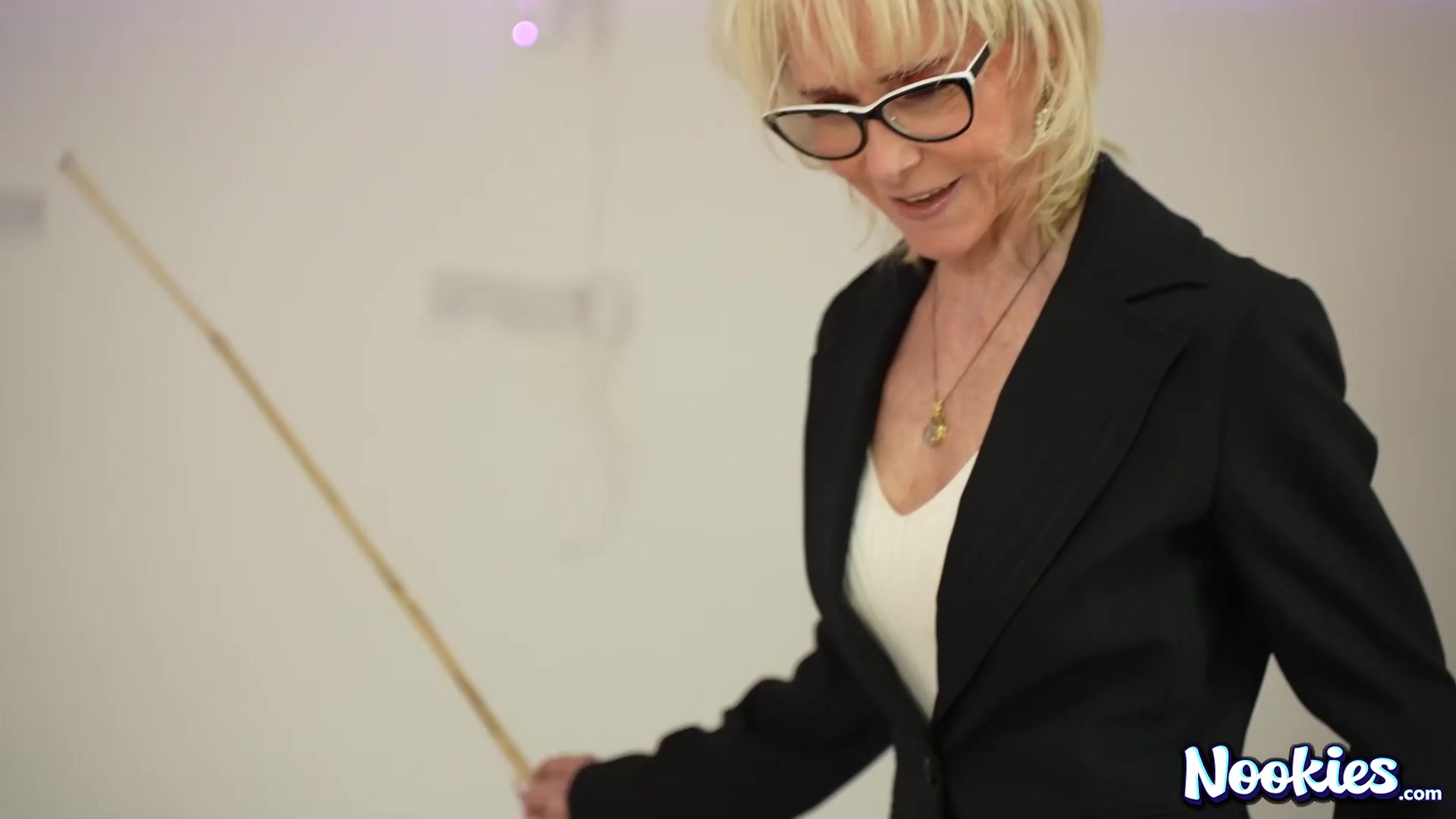 NOOKIES Skinny 60 year Old Granny Jacy FUCKS Students