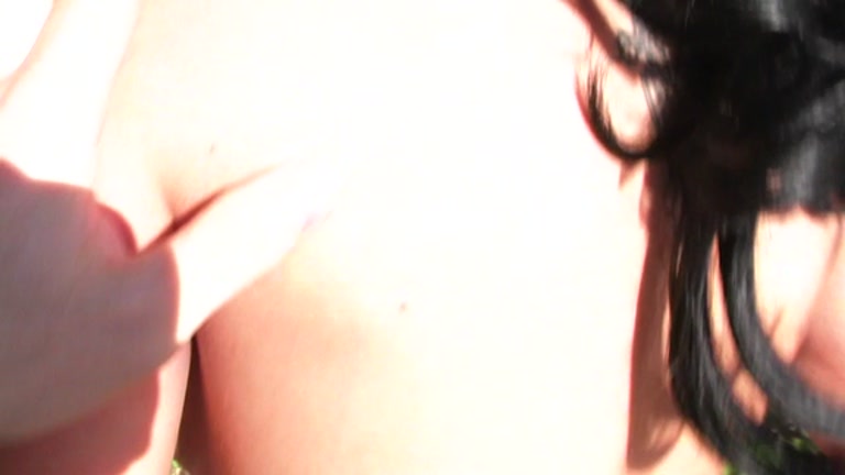 Undressed party clip with babe in outdoor oral-sex and group fuck