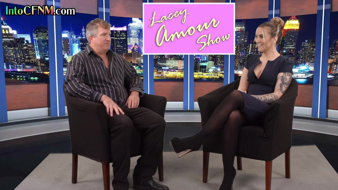 CFNM British amateur babe gives good BJ in live tv show