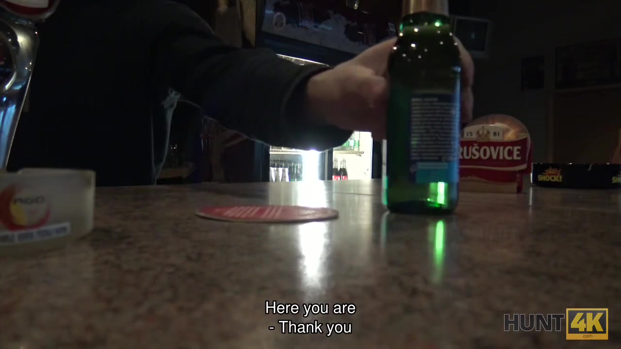 HUNT4K. Money helped hunter score successful strike in bowling bar