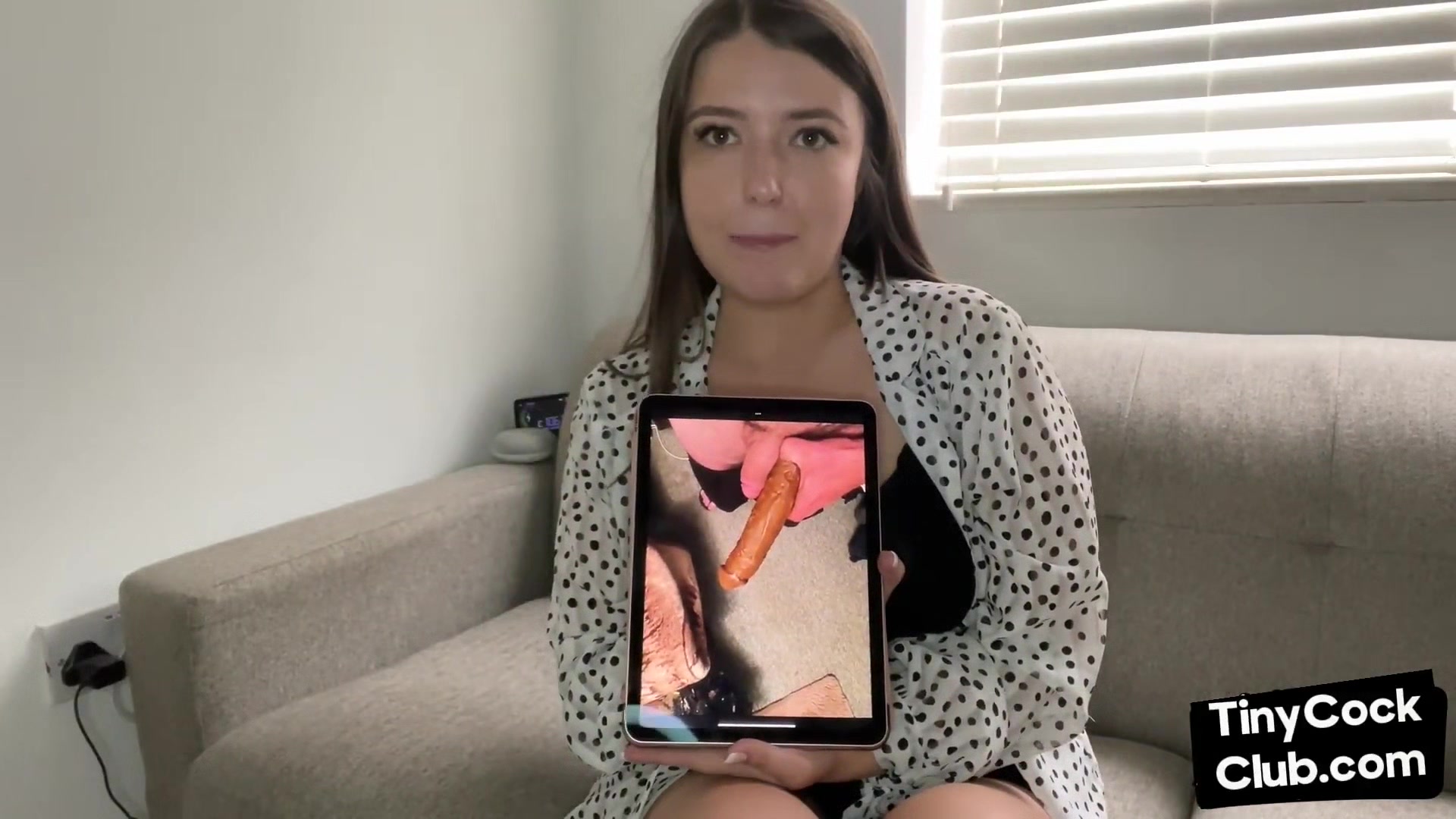 SPH solo GF talks dirty to small cock BF in femdom way