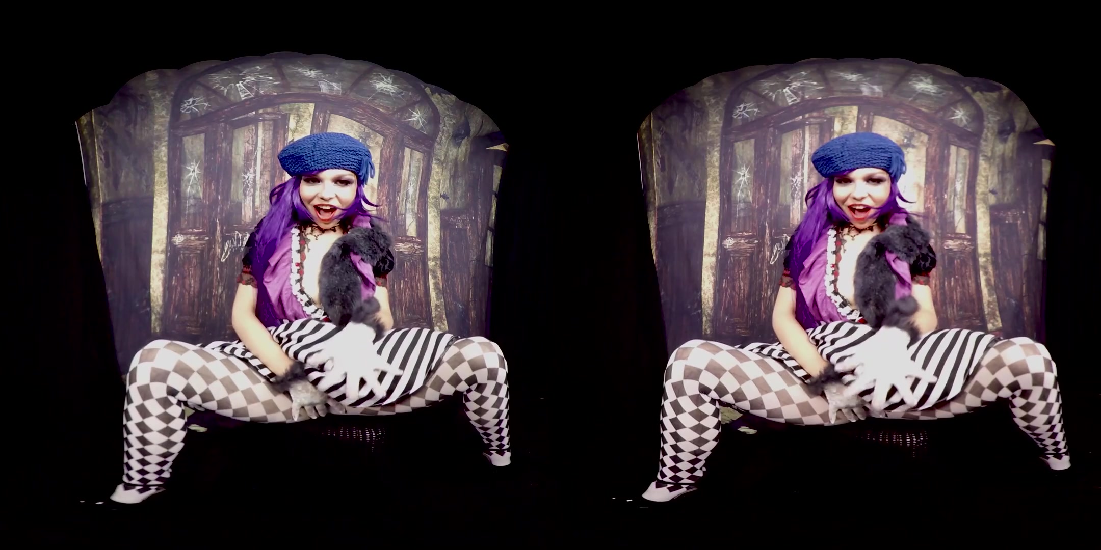 386 - Rebeka Black; Alt-Girl Pinup Solo with a Toy