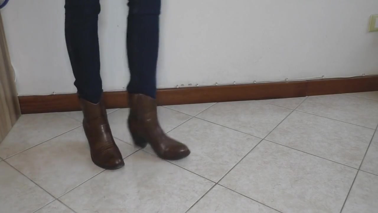 My Boots Bootjob And Cum On Them