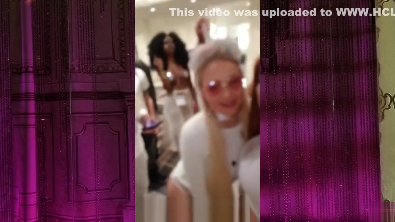 Redhead Chrissy and Blond Gabi having fun at the club - White Party 2019