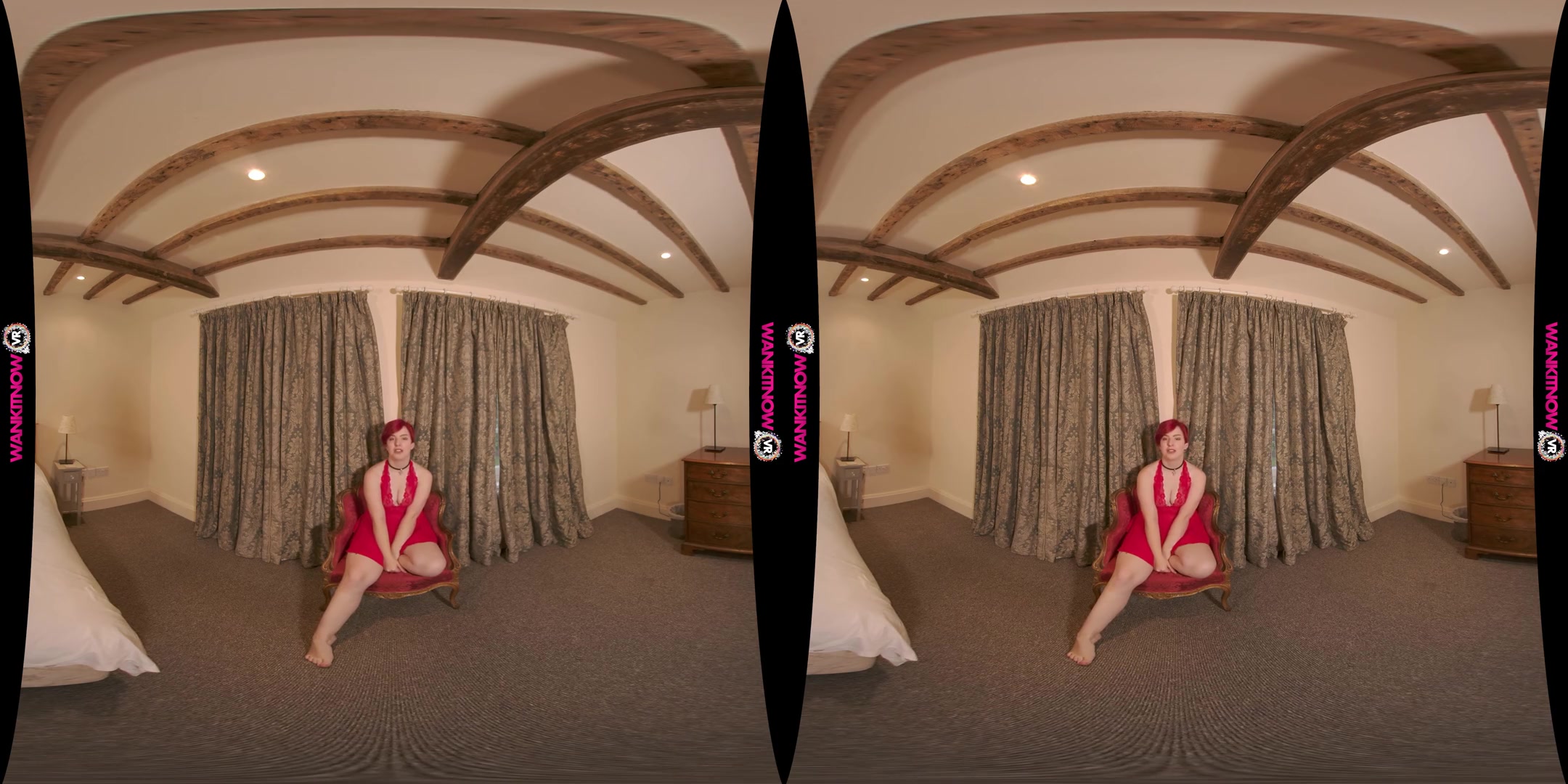 Red Light, Green Light; Hot Redhead Solo Masturbation