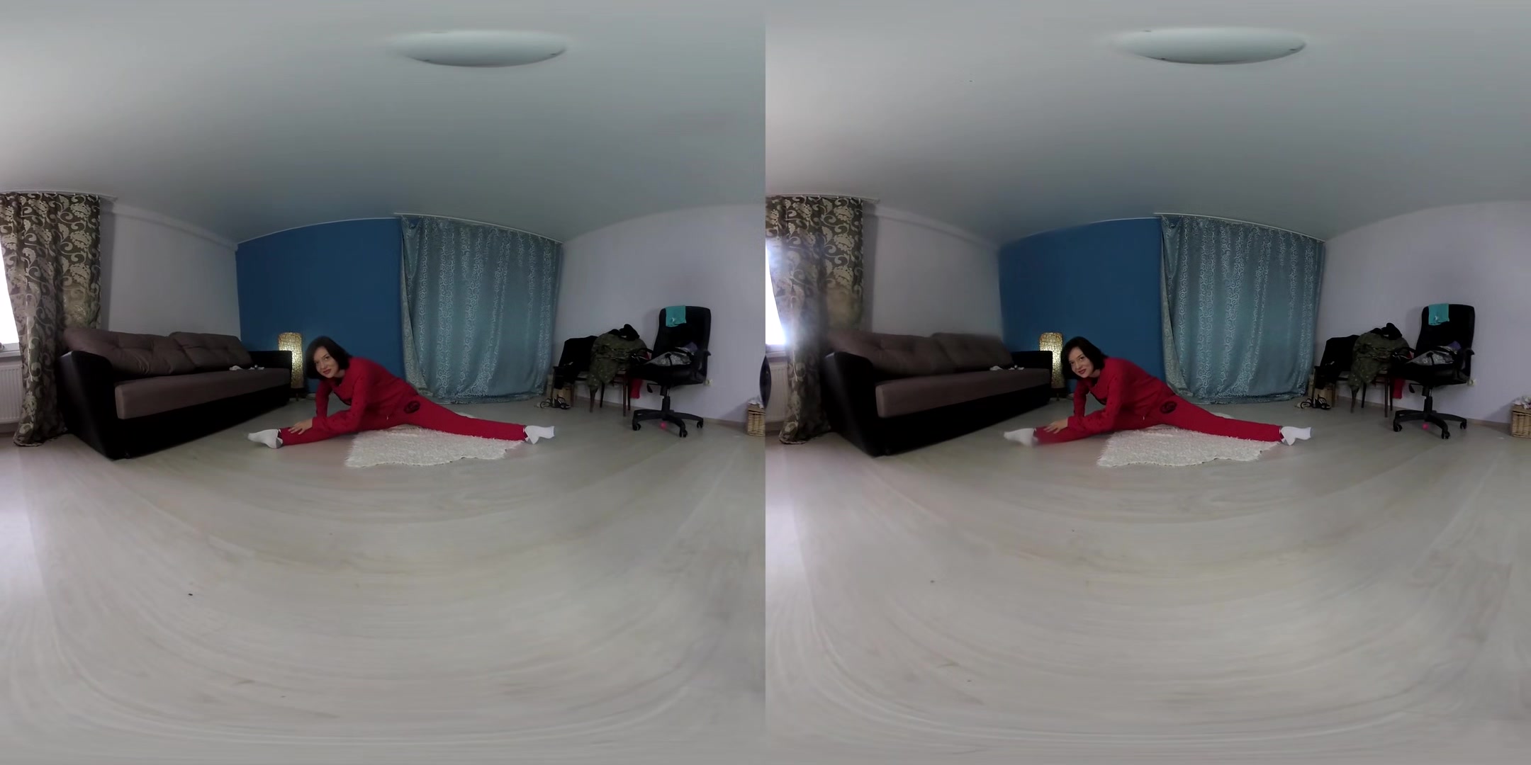 Stefania Does Gymnastics - Nude Yoga Limber Teen Toying