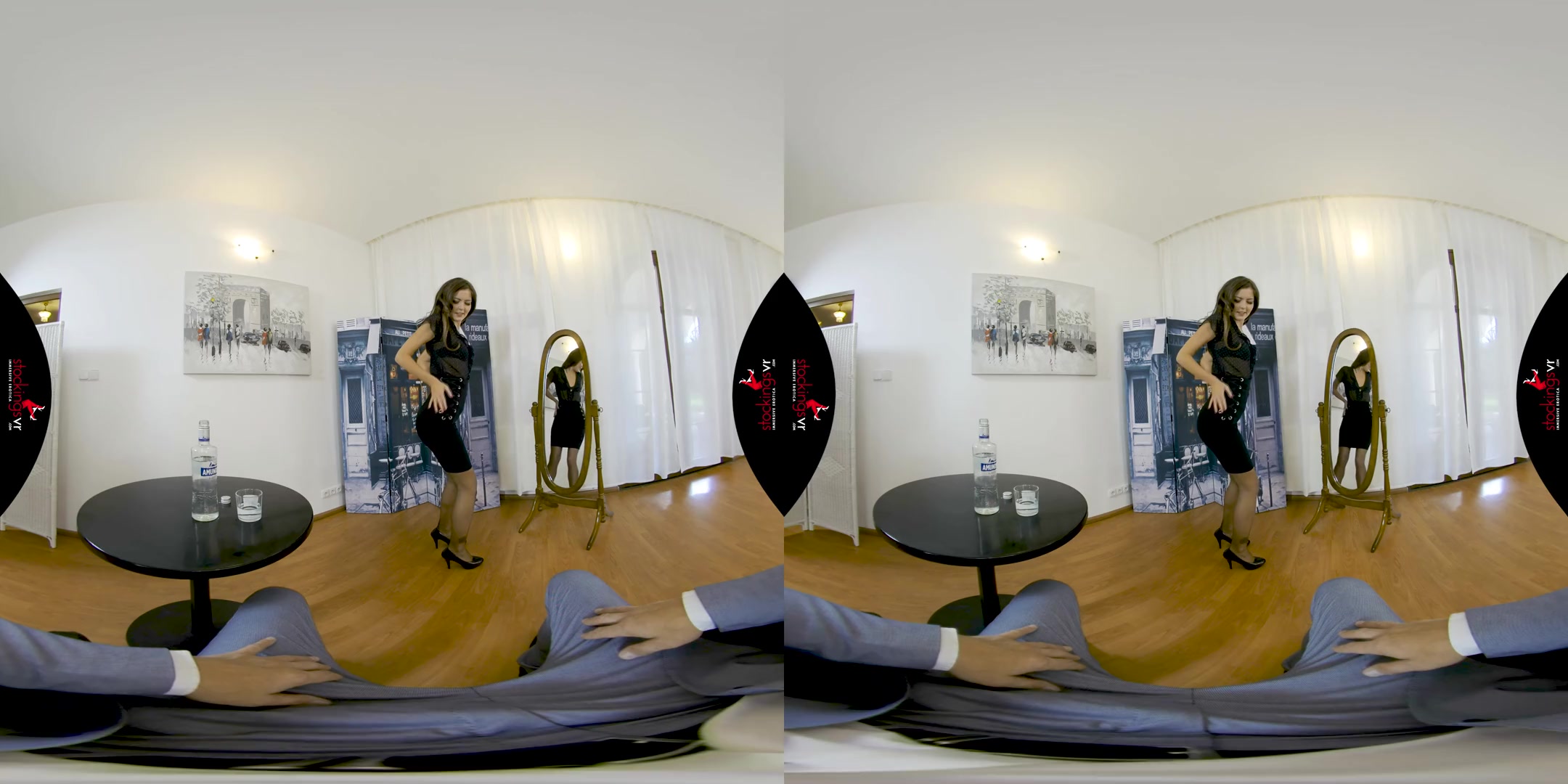 Posh Lady Lapdance - Hot Pornstar Sucks your Cock in VR