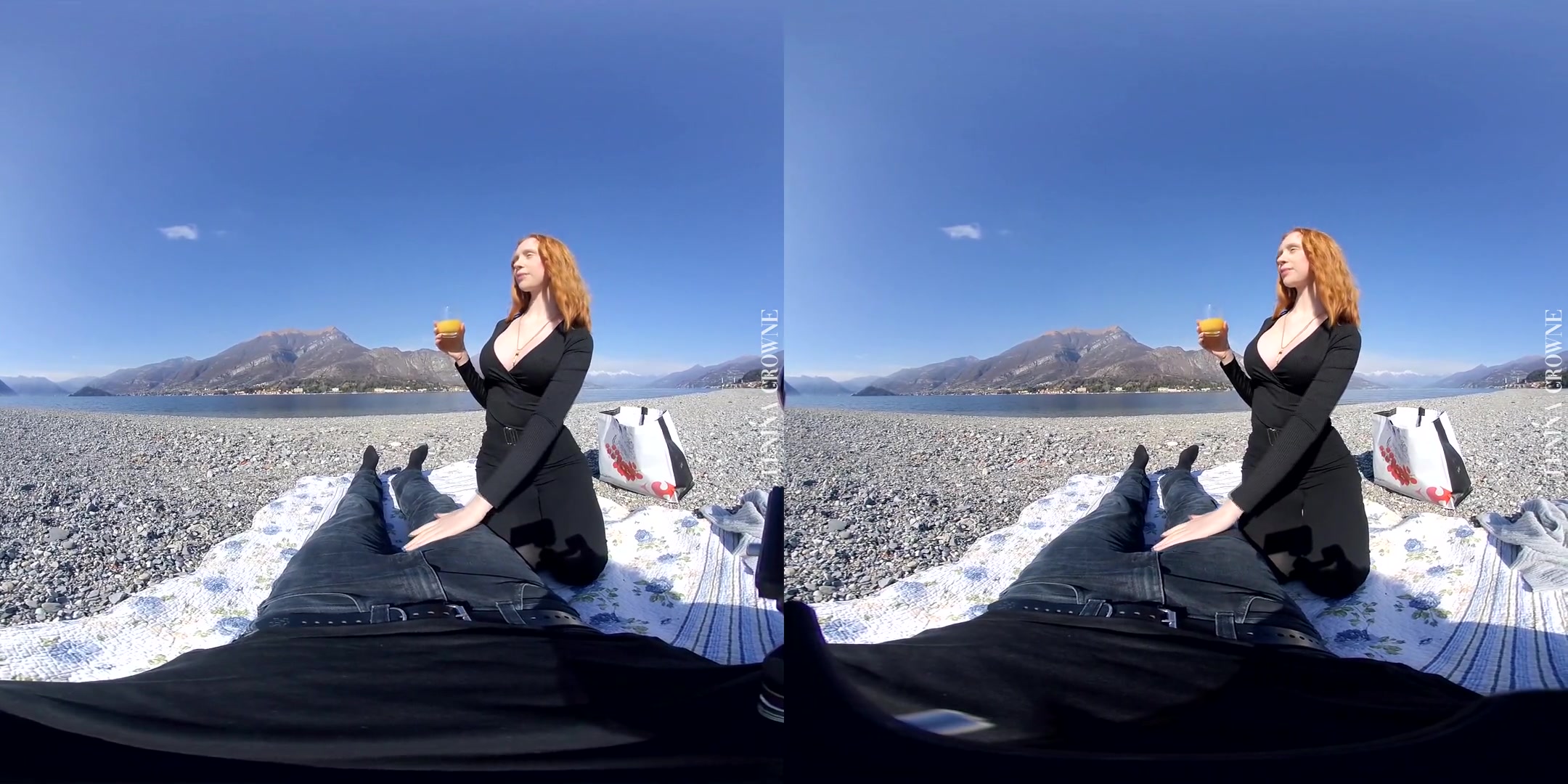 Lakeside Picnic with a Blowjob - SexLikeReal